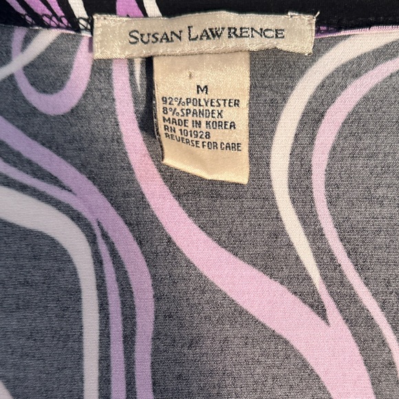 Medium Susan Lawrence multicolor top (purple) - Picture 2 of 4